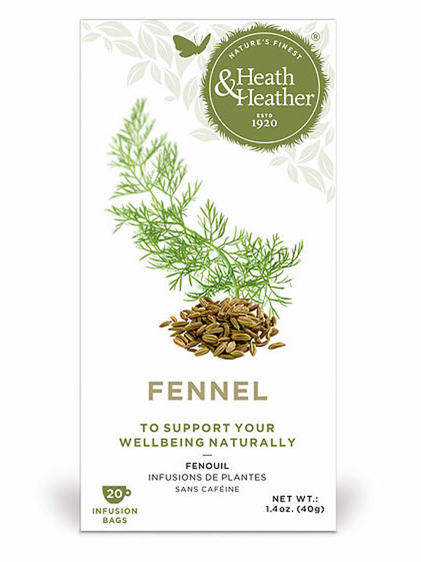 Fennel Tea, Heath & Heather 20x Bags Healthy Supplies