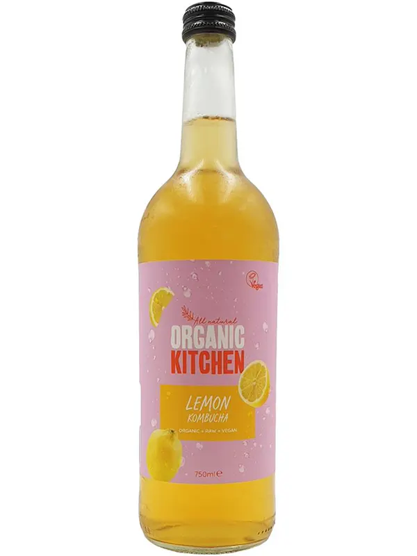 Organic Kombucha Lemon 750ml (Organic Kitchen)