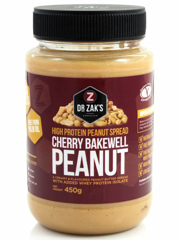 Cherry Bakewell Protein Peanut Butter 450g (Dr Zak's)