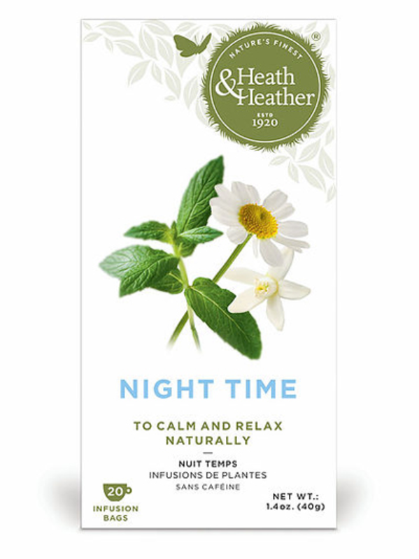 Chamomile & Herb "Night Time" Herbal Tea - 20 bags (Heath & Heather)