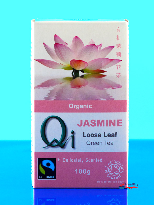 Loose Jasmine Green Tea, Organic 100g (Qi Herbal Health)