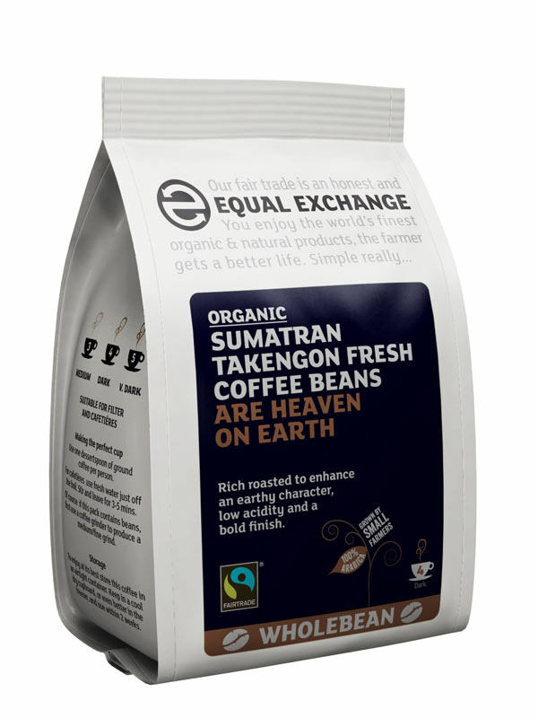 Sumatran Coffee Beans, Organic 227g (Equal Exchange)