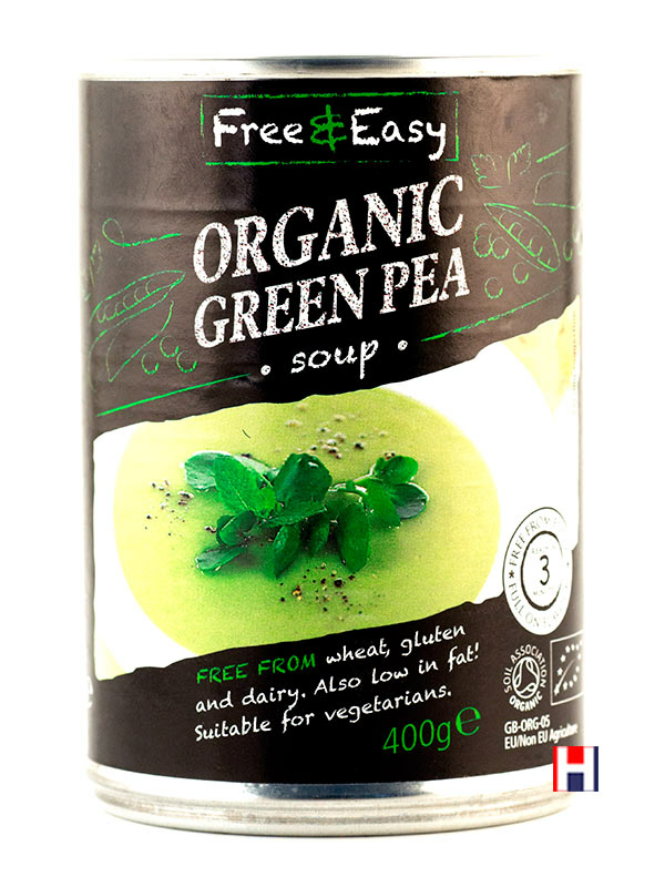 Green Pea Soup, Organic 400g (Free & Easy)