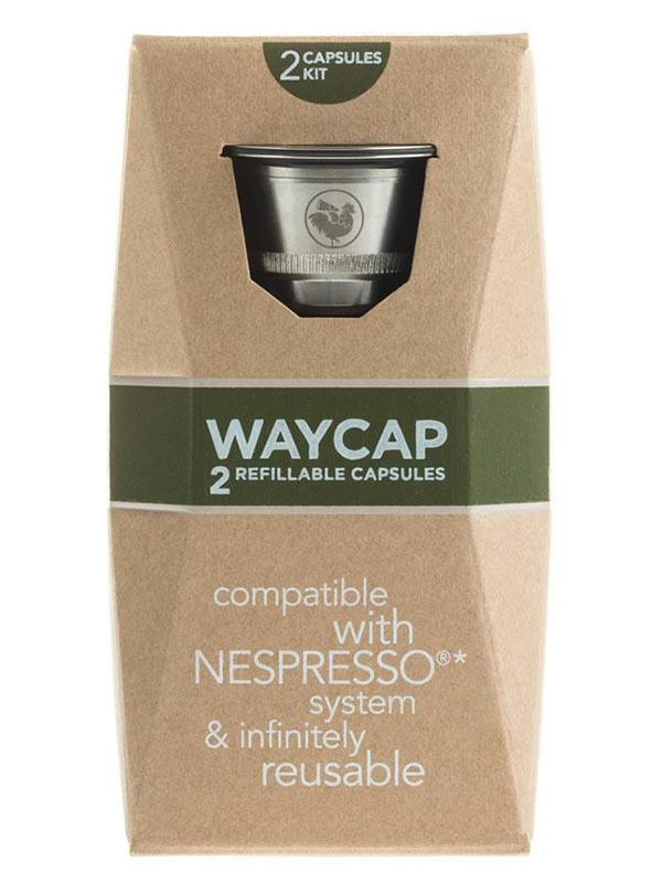 Reusable Coffee Capsules 2 Pack (Waycap) Healthy Supplies