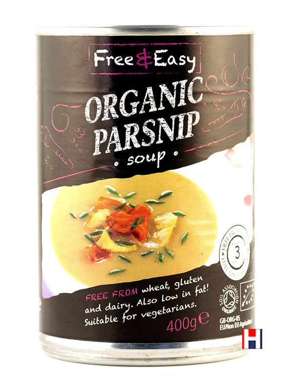 Parsnip Soup, Organic 400g (Free & Easy)