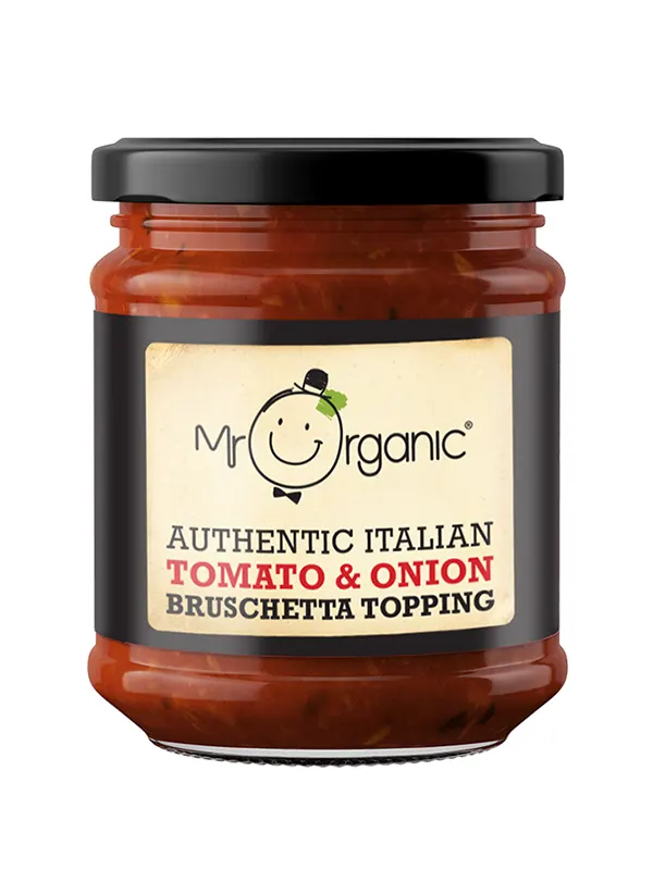 Italian Tomato and Red Onion Bruschetta Topping 200g (Mr Organic)