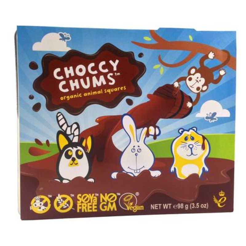 Dairy-Free Choccy Chums 98g, Organic (Moo Free)