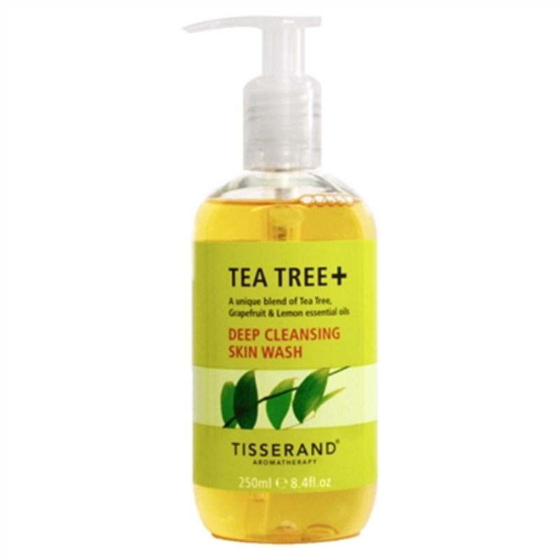 Tea Tree + Deep Cleansing Skin Wash 250ml (Tisserand)