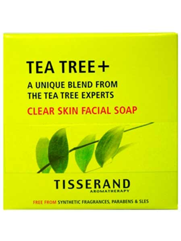 Tea Tree + Clear Skin Facial Soap 100g (Tisserand)