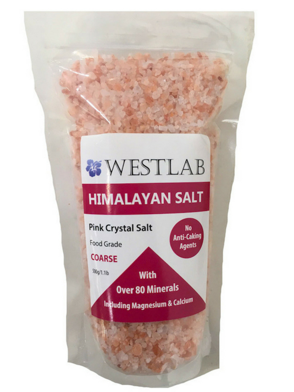 Food Grade Coarse Pink Himalayan Salt 500g (Westlab)