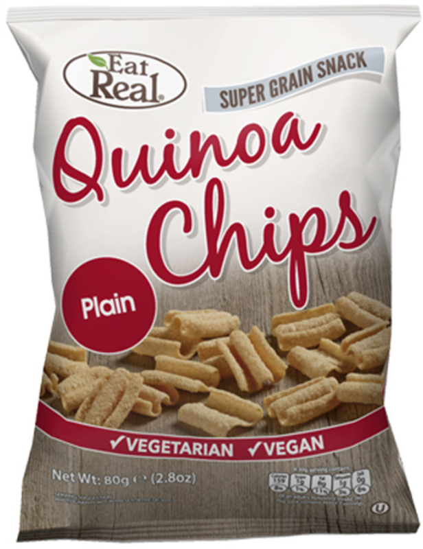 Plain Quinoa Chips 30g (Eat Real)