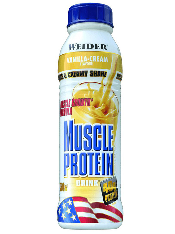 Vanilla Muscle Protein Drink 500ml (Weider Nutrition)