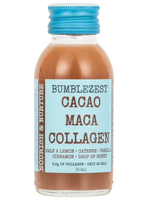 Nourish & Nurture - Cacao, Maca and Collagen Drink 60ml (Bumblezest)