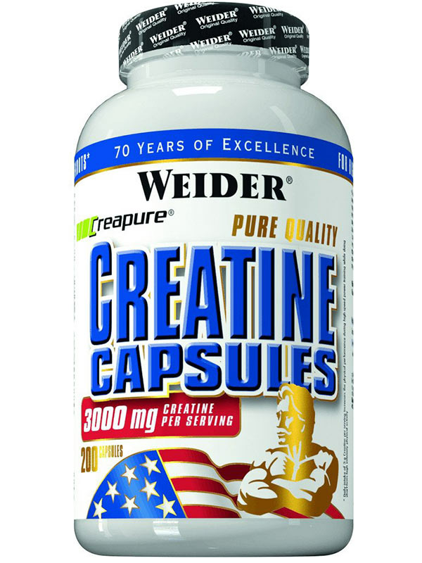 Pure Creatine 200 Capsules (Weider Nutrition)