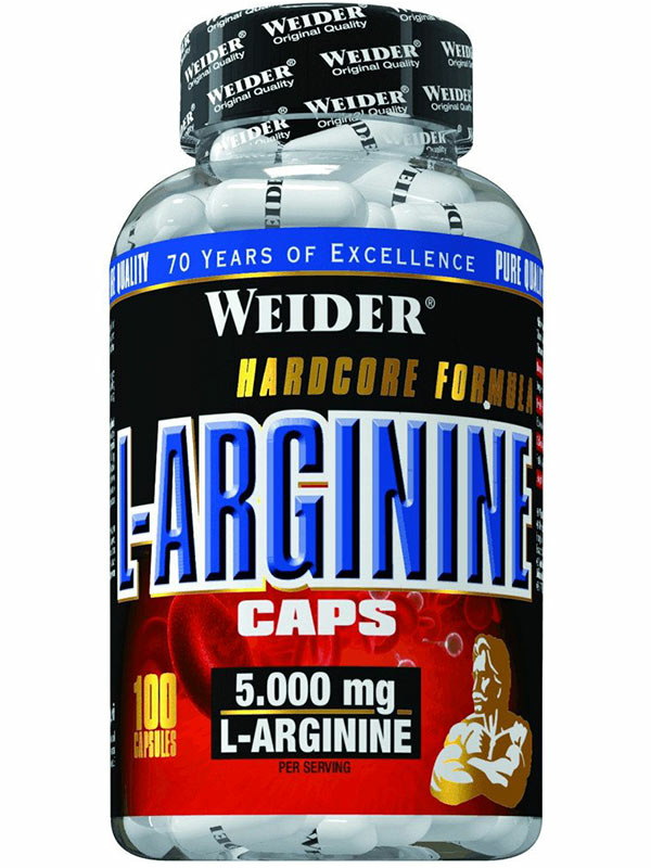 L-Arginine 100 Capsules (Weider Nutrition)