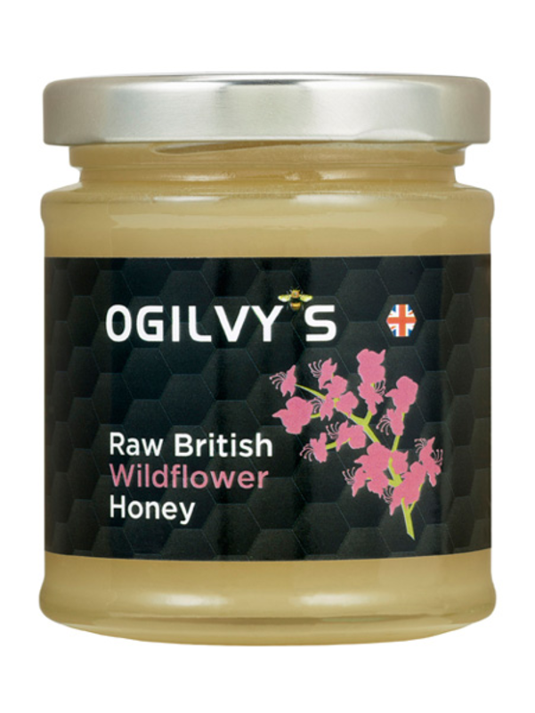 Raw British Wildflower Honey 240g (Ogilvy's)