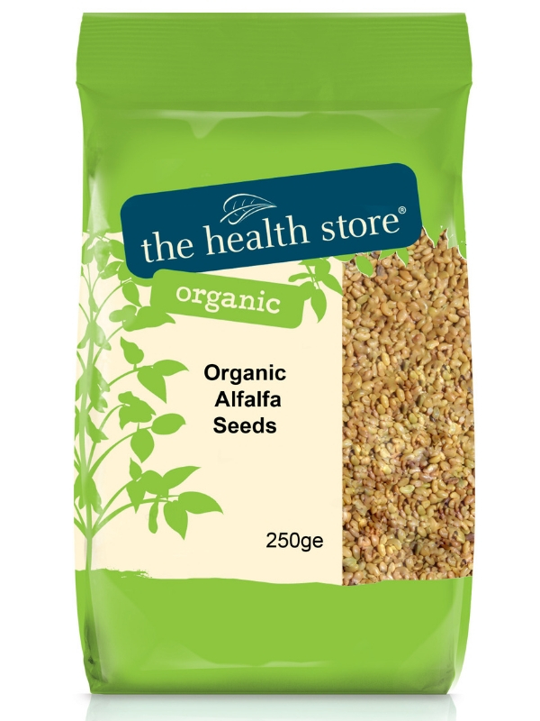 Alfalfa Seeds, Organic 250g (THS)