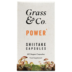 Organic Shiitake Mushrooms with Holy Basil and Iron 60 Capsules (Grass and Co)