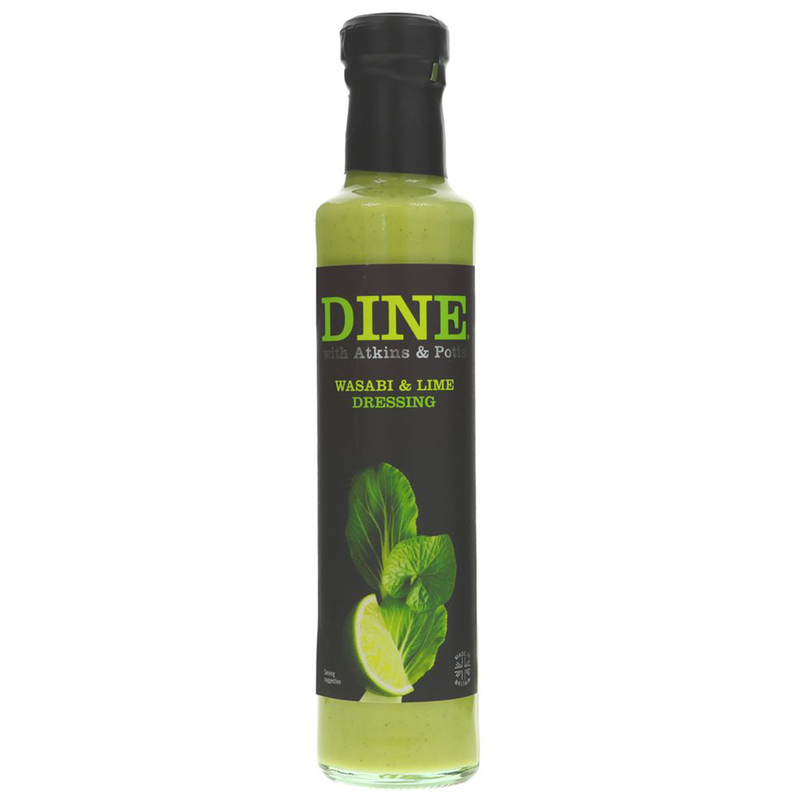 Wasabi & Lime Dressing 255g (Dine With Atkins & Potts) Healthy Supplies