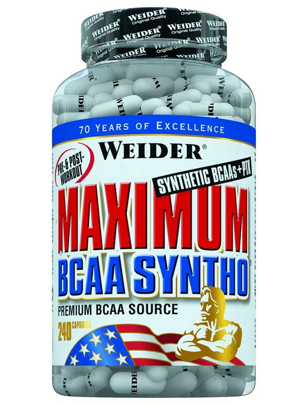 Maximum BCAA Syntho 240 Capsules (Weider Nutrition)