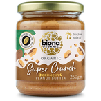 Organic Hi Oleic Super Crunch Peanut Butter 250g (Biona)