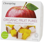 Organic Fruit Puree Apple, Mango & Coconut (2x100g) (Clearspring)