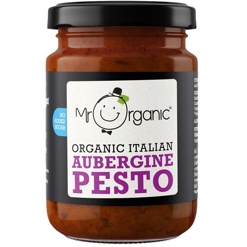 Organic Aubergine Pesto 130g (Mr Organic)
