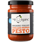 Organic Grilled Pepper Pesto 130g (Mr Organic)