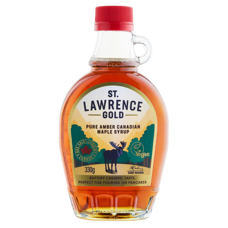 Pure Amber Canadian Maple Syrup 248ml (St Lawrence Gold) Healthy Supplies