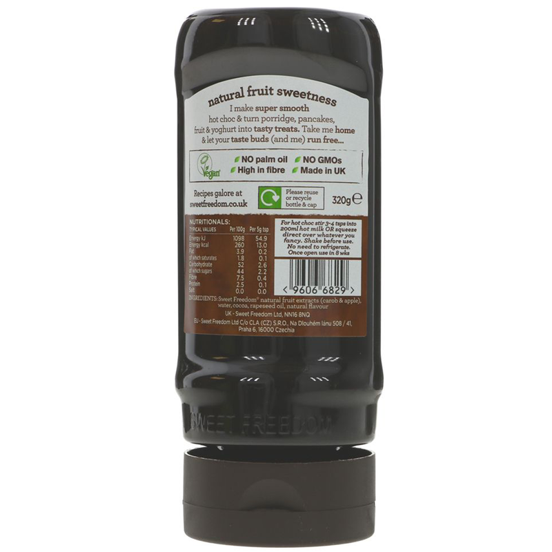 Choc Shot 320g Sweet Freedom Healthy Supplies