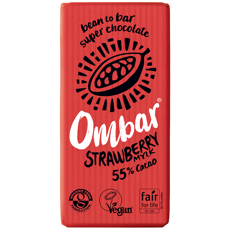 Organic Strawberry Mylk 35g (Ombar)