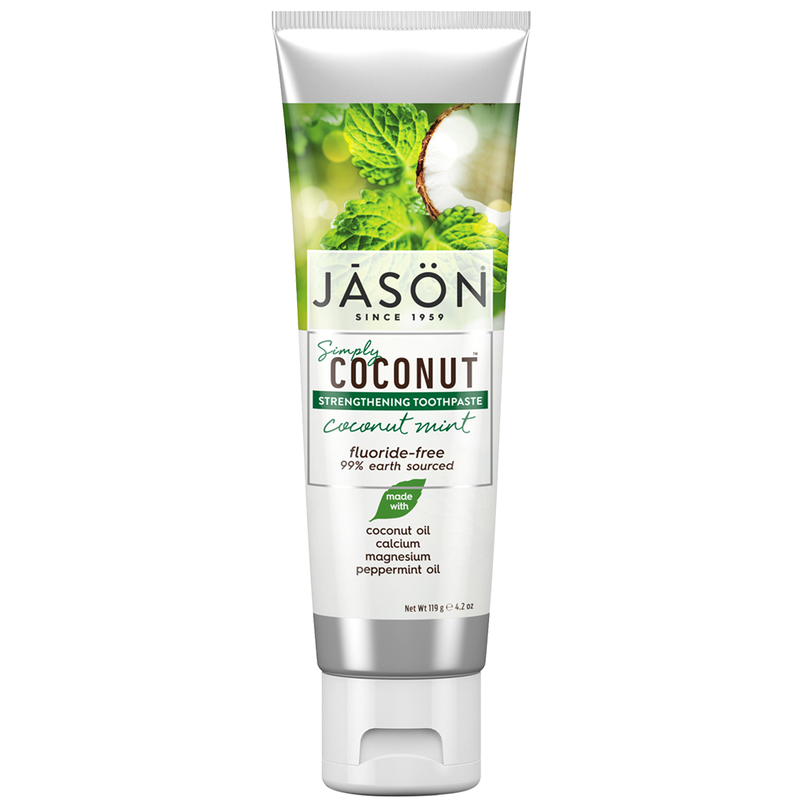 Simply Coconut Strengthening Toothpaste 119g (Jason)