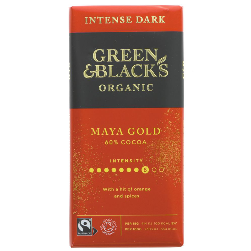 Organic Maya Gold Chocolate 90g (Green & Blacks)