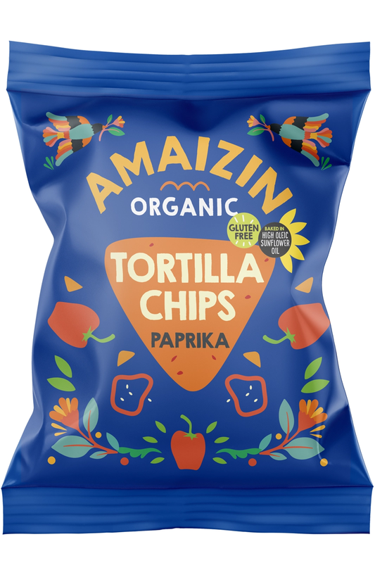 Organic Paprika Corn Chips 75g (Amaizin) Healthy Supplies