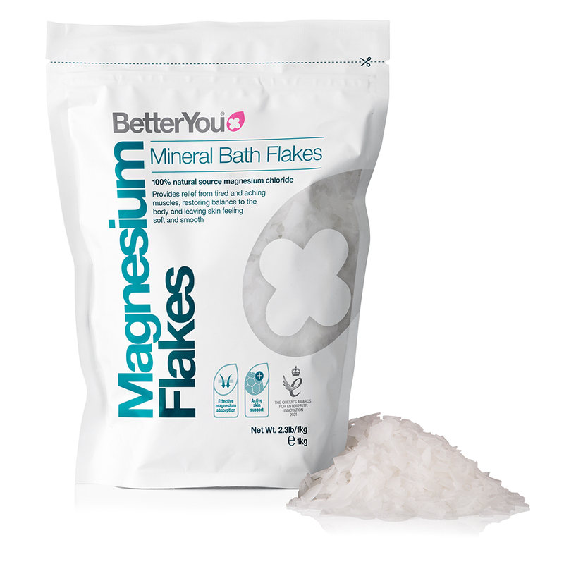 Magnesium Flakes Bath Bulk Sale Discount Deal Magnesium Bath Flakes 1kg (BetterYou) | Healthy Supplies