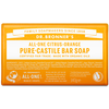 All-One Citrus Pure Castile Soap Bar 140g (Dr. Bronner