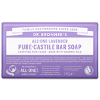 All-One Lavender Pure Castile Soap Bar 140g (Dr. Bronner's)