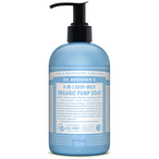Organic Sugar Soap Baby Mild Unscented 355ml (Dr. Bronner's)