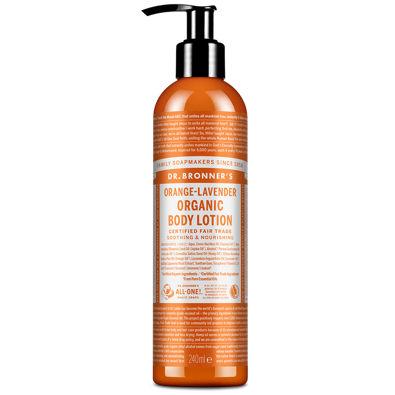 Organic Orange Lavender Lotion 240ml (Dr. Bronner's)