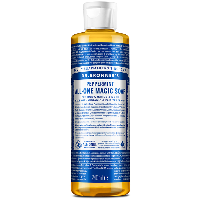 All-One Magic Peppermint Soap 240ml (Dr. Bronner's)
