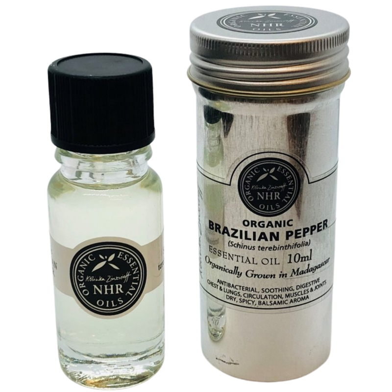 Organic Food Grade Brazilian Pink Pepper Oil 10ml (NHR Organic Oils