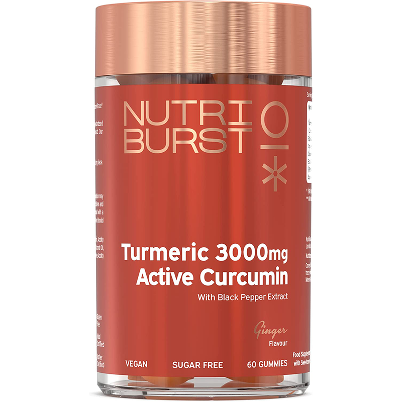 Turmeric 3000mg 60 Gummies (Nutriburst)