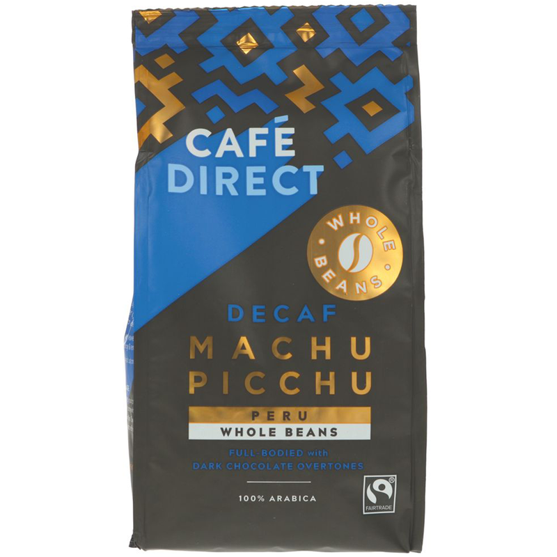 Machu Picchu Decaf Coffee Beans 227g (Cafedirect)