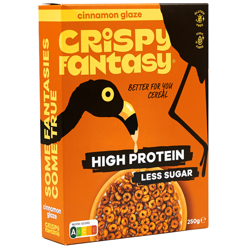 High Protein Cereal Cinnamon 250g (Crispy Fantasy) Healthy Supplies