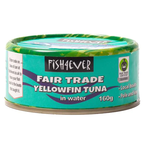 Fair Trade Yellowfin Tuna in Water 160g (Fish4Ever)