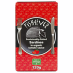 Organic Whole Sardines in Tomato Sauce 120g (Fish4Ever)