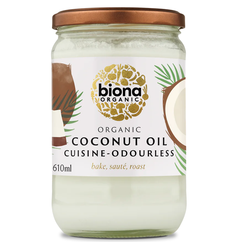 Organic Mild & Odourless Coconut Oil Cuisine 610ml (Biona)