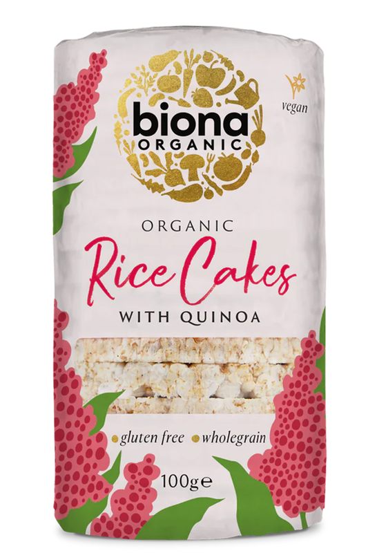 Organic Rice Cakes with Quinoa 100g (Biona)