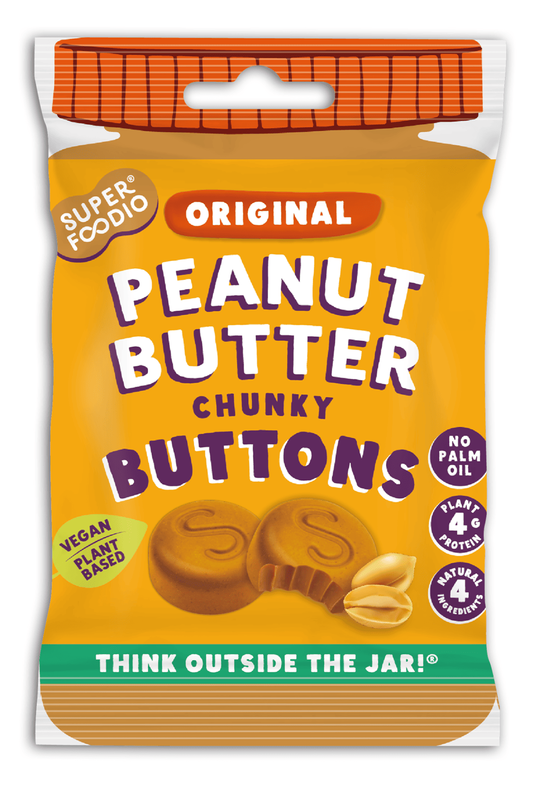 Original Peanut Butter Buttons 20g (Superfoodio)