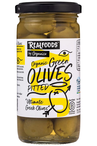 Organic Pitted Green Greek Olives in Brine 230g (Organico)